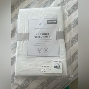 Pottery Barn never opened white bassinet sheet